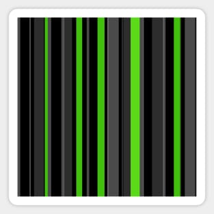 Green grey stripes Magnet